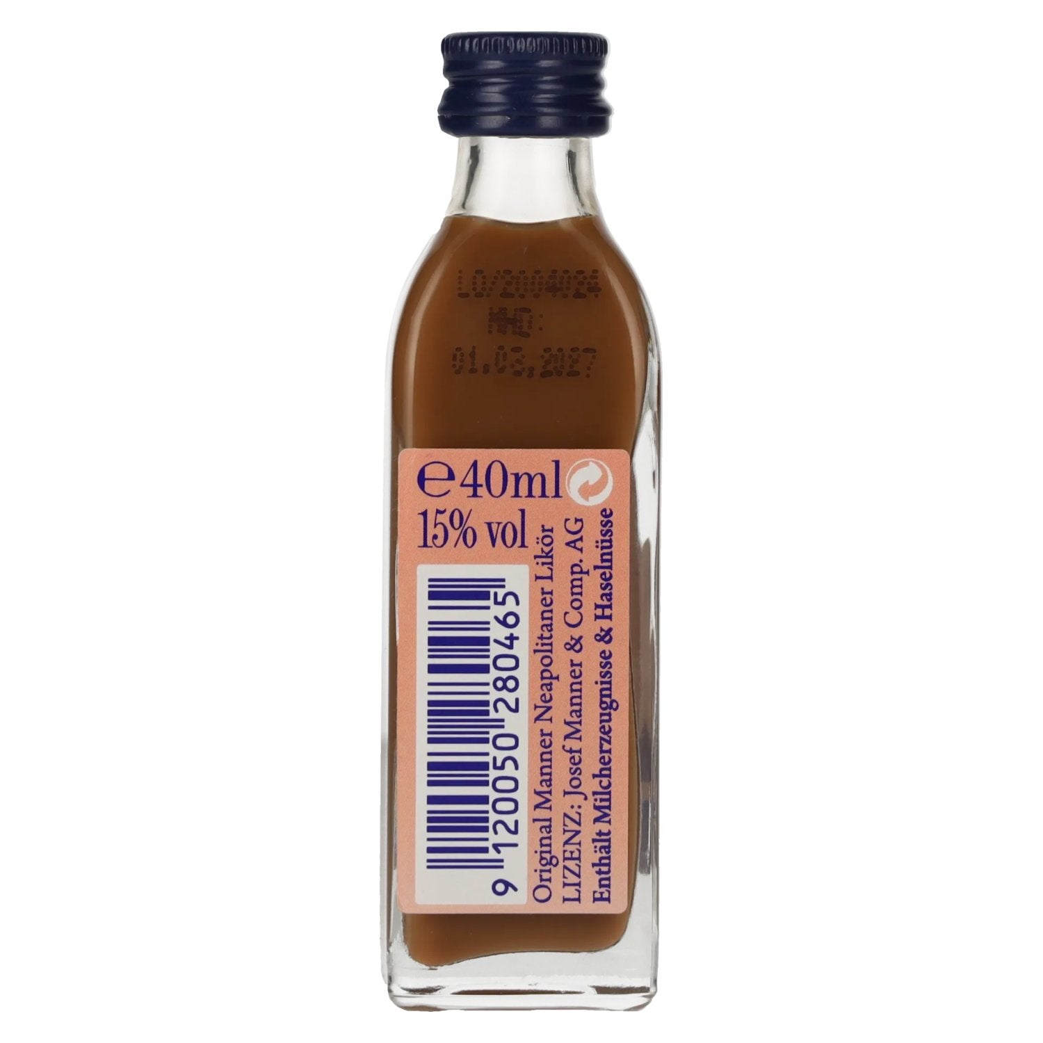 Manner Original Neapolitan Cream Liqueur 15% Vol. 0,04l