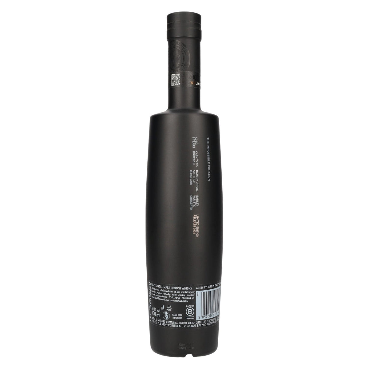 Octomore EDITION : 15.1 Single Malt d'Islay très tourbé, édition limitée 2024, 59,1 % vol., 0,7 l