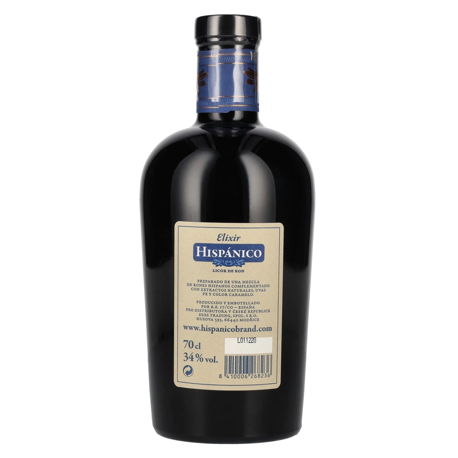 Hispánico Elixir Licor de Roner 34% Vol. 0,7l
