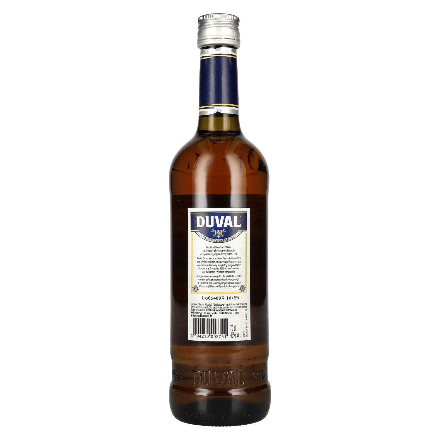 Duval Pastis de Marseille 45% ABV 0.7l