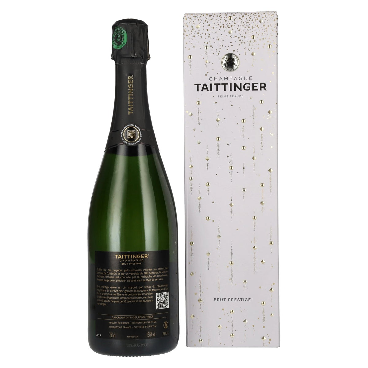 Taittinger Champagne Brut Prestige 12,5% Vol. 0,75l in geschenkverpakking