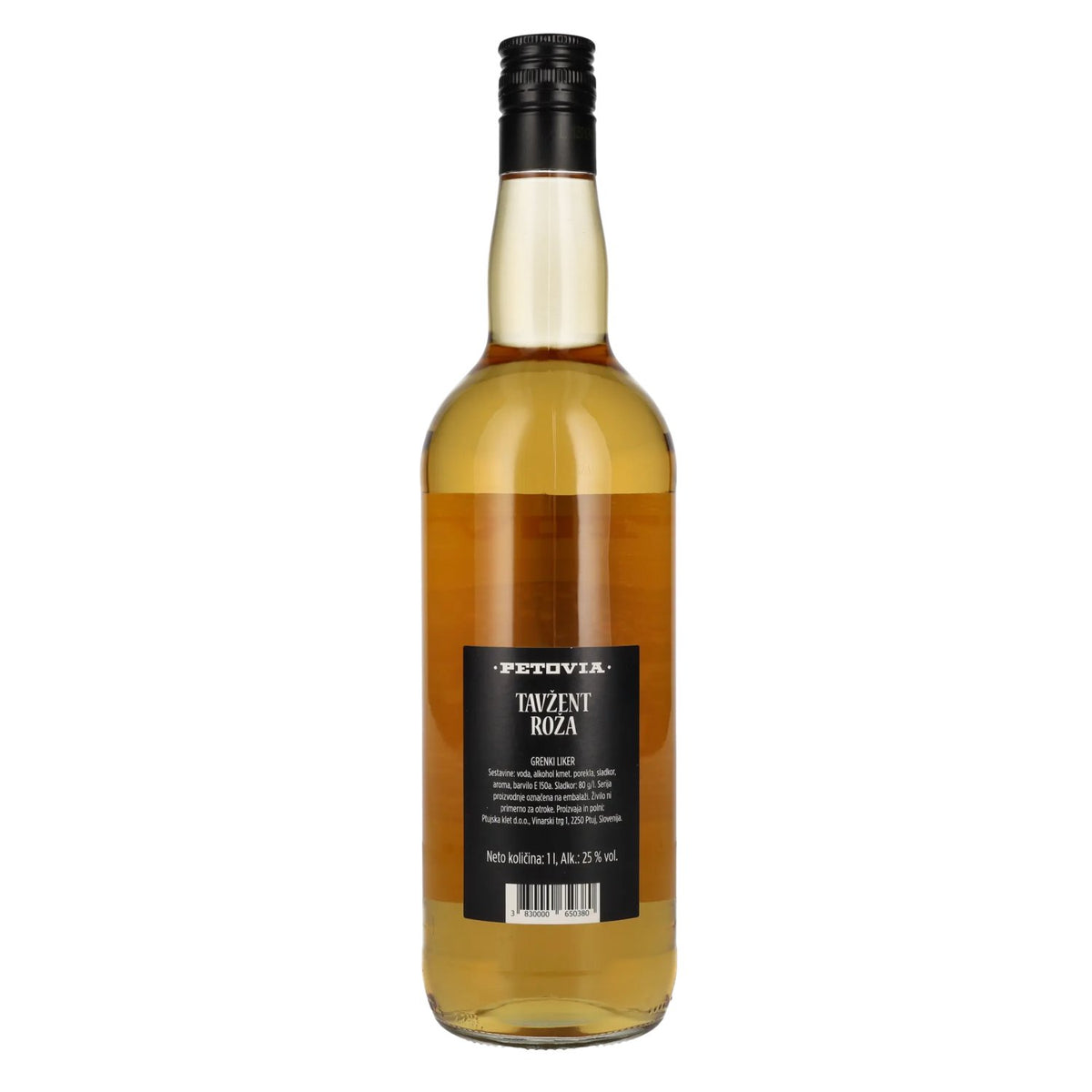 Petovia TAVŽENTROŽA Bitter Liqueur 25% ABV 1 litre
