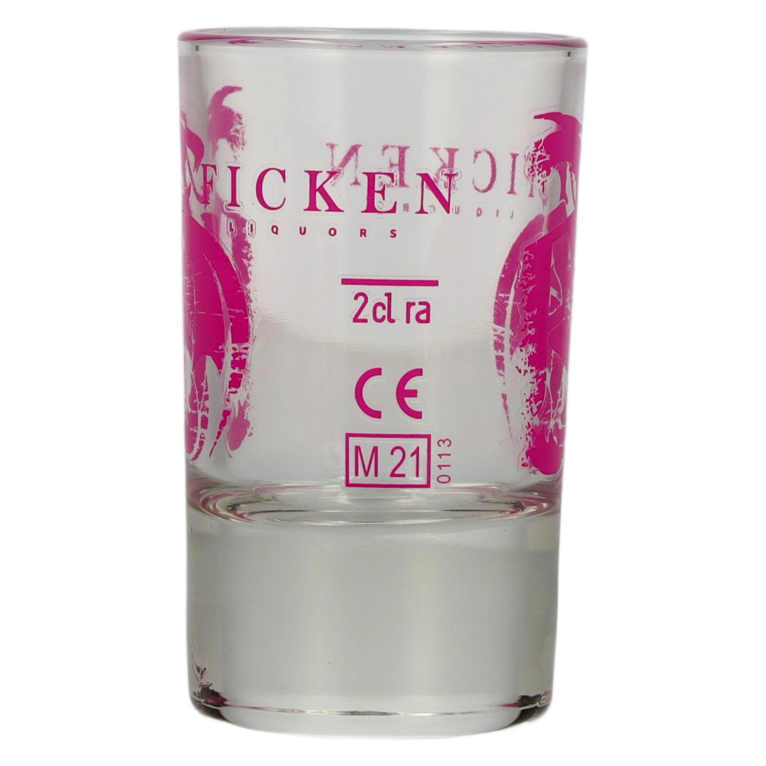 Ficken Liquors Schnapsglas mit Eichung 2 cl