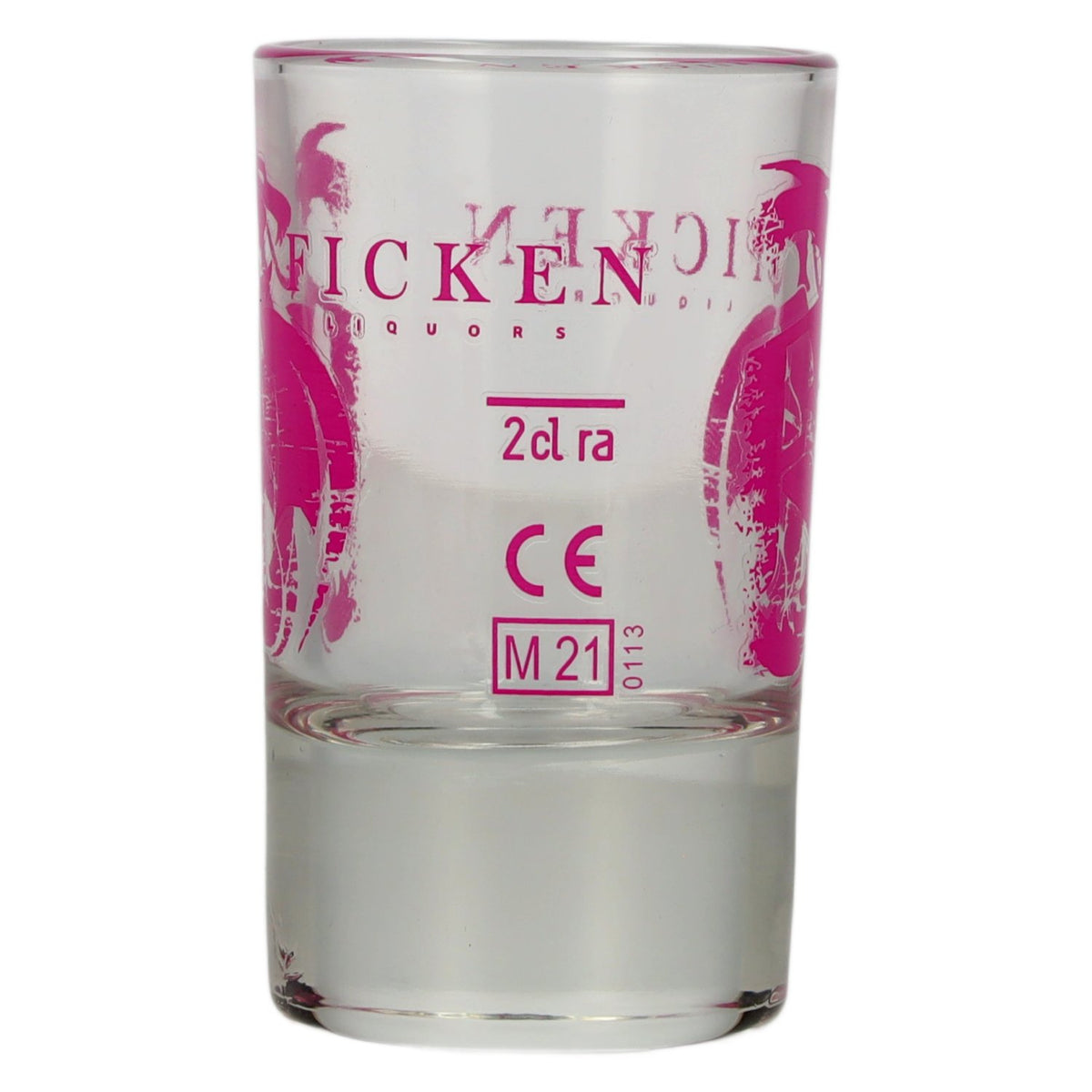 Ficken Liquors borrelglas met maatverdeling 2 cl