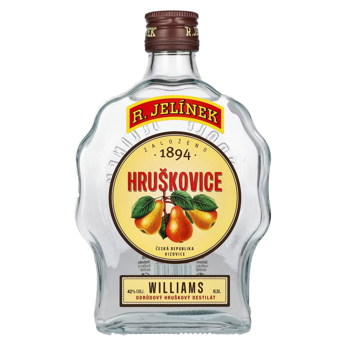 R. Jelínek Williams Pear Brandy 42% ABV 0.5l