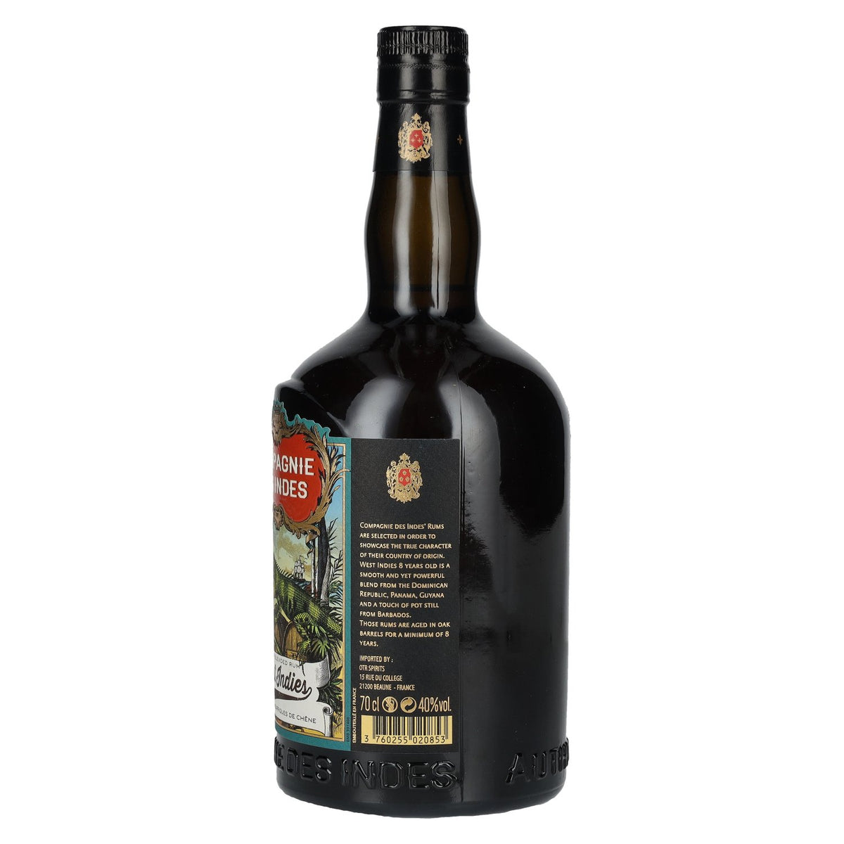 Compagnie des Indes WEST INDIES 8-Year-Old Blended Rum 40% vol. 0.7 l
