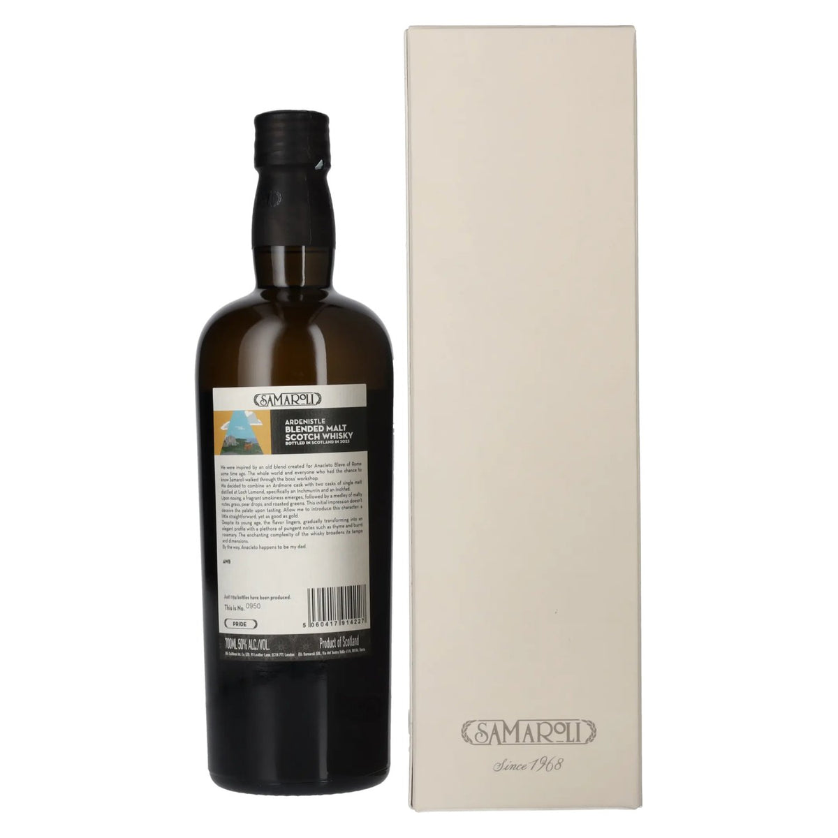 Samaroli ARDENISTLE Blended Malt Scotch Whisky 2023 50% Vol. 0,7l in Geschenkbox