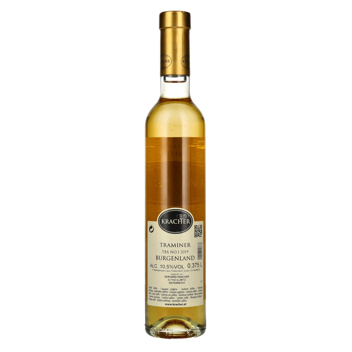 Kracher Trockenbeerenauslese Traminer Nouvelle Vague 2019 10,5% Vol. 0,375l