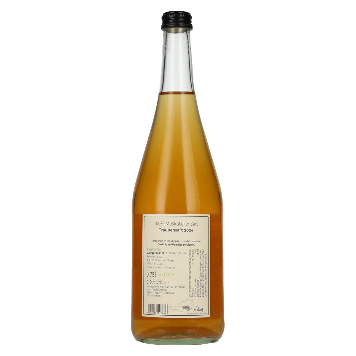 MICHAEL Muskateller Traubensaft 2024 0,75l