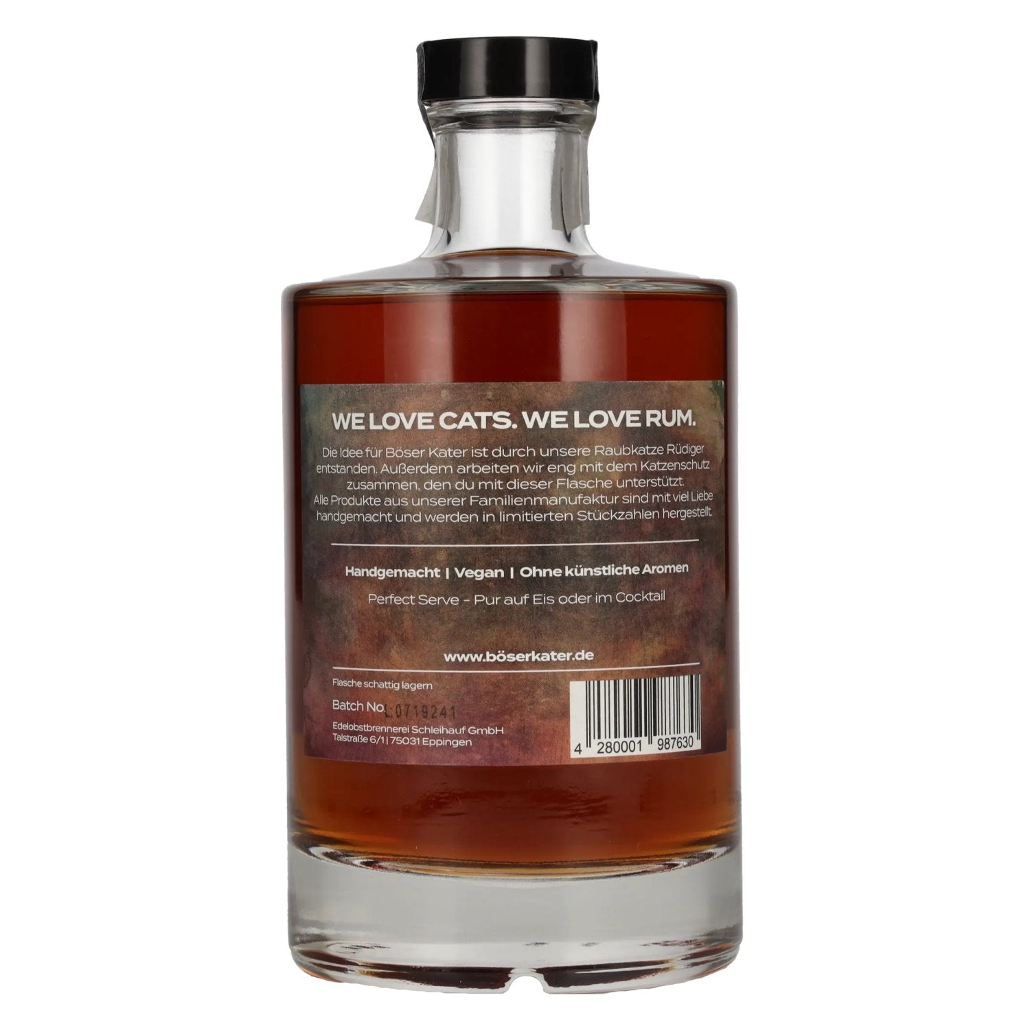 BÖSER KATER RUMbazamba Caramel Toffee Spirit Drink 40% vol. 0,5l