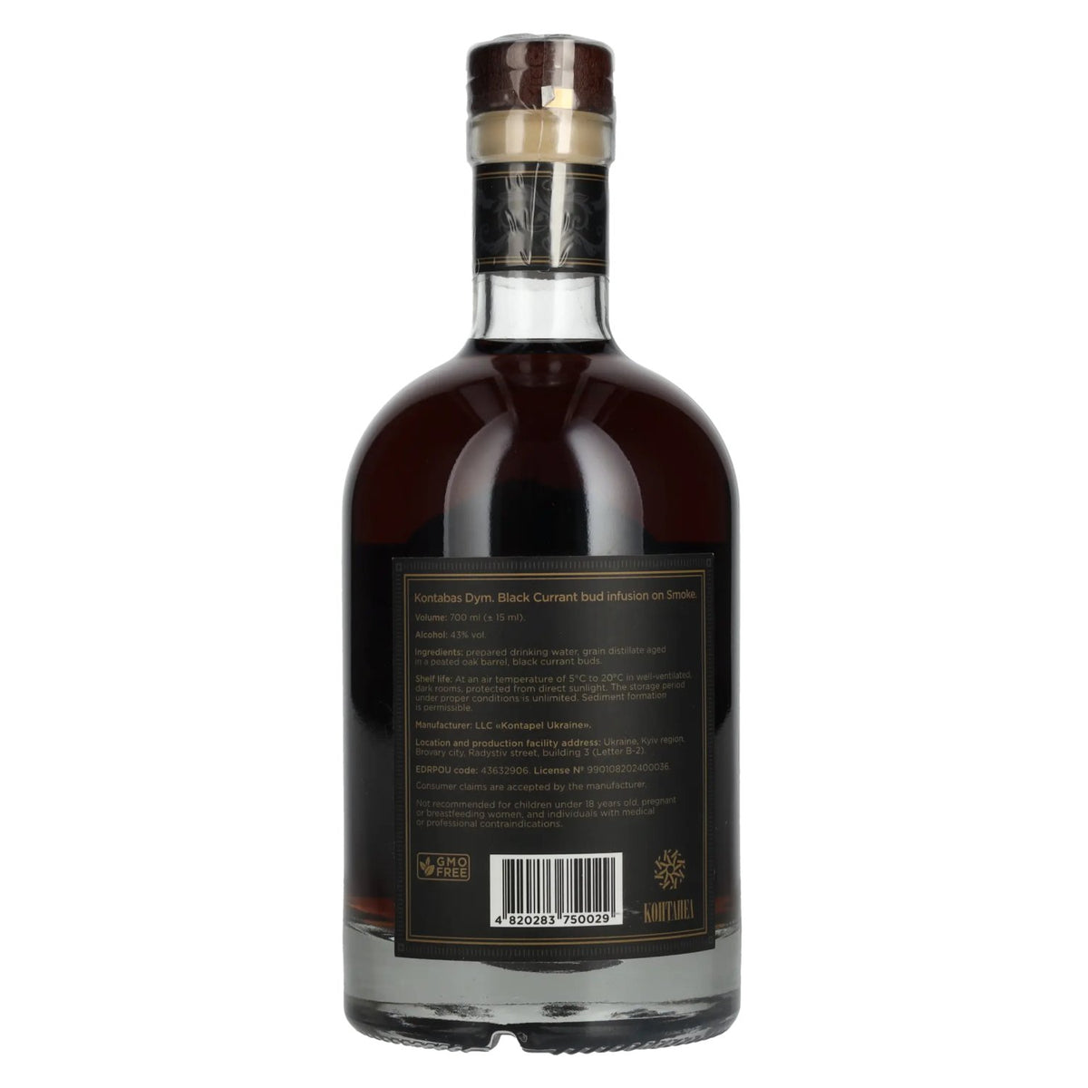 Kontapel Kontabas Smoke 43% vol. 0.7 l