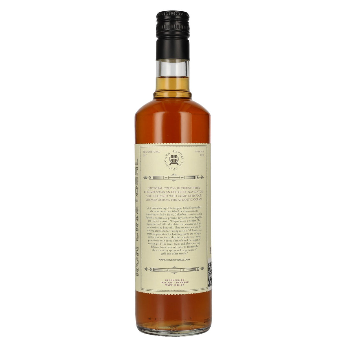 Ron Cristóbal ORO Rum 38% Vol. 0,7l