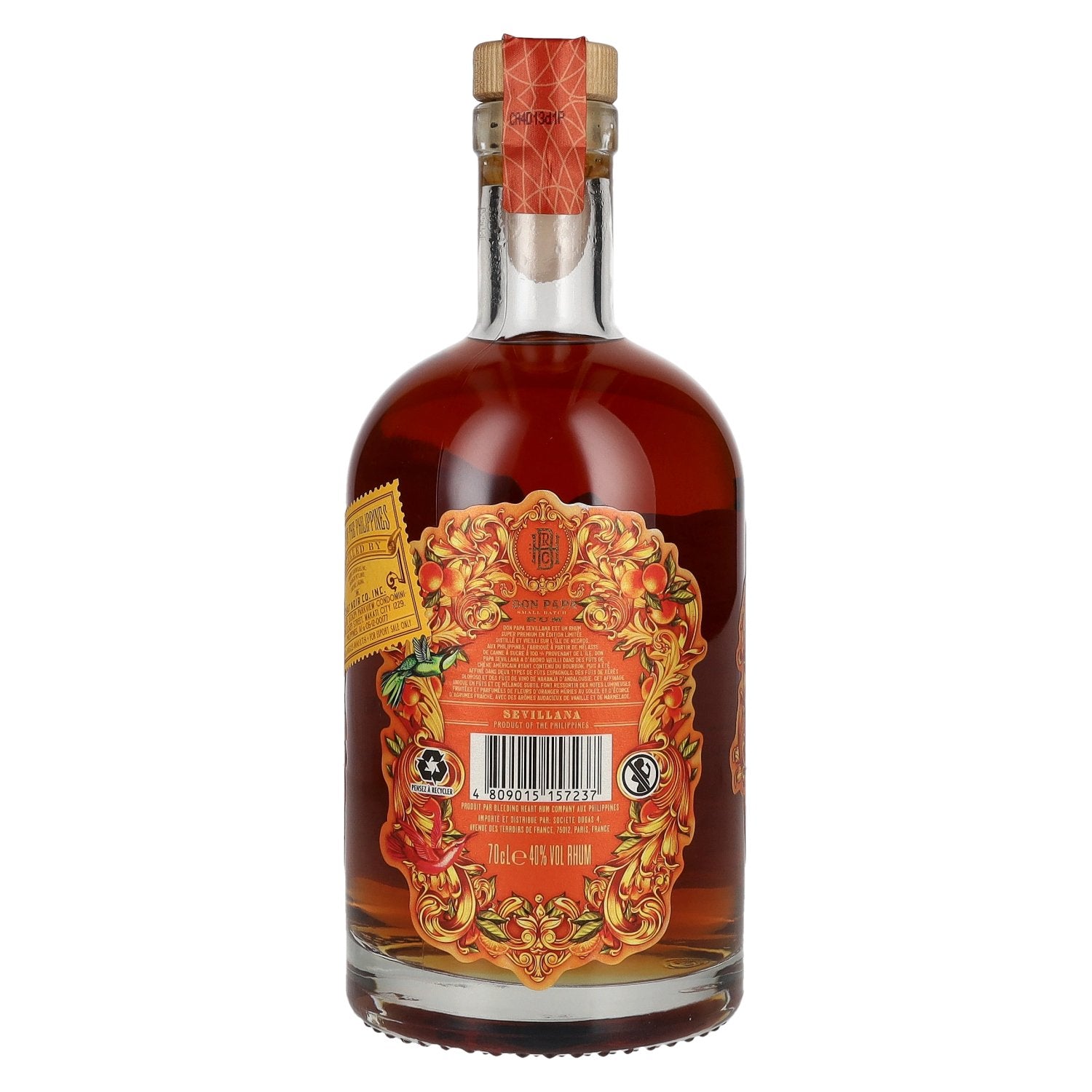 Don Papa Rum Sevillana 40% Vol. 0,7l