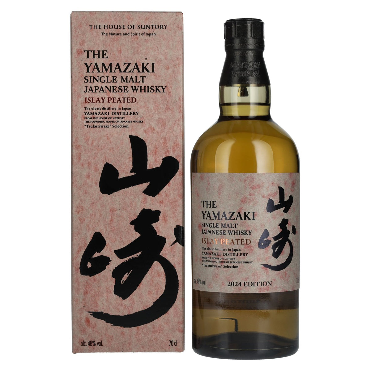 Suntory The Yamazaki ISLAY PEATED Tsukuriwake Selection Single Malt Japanese Whisky 2024 48% Vol. 0,7l in Geschenkbox