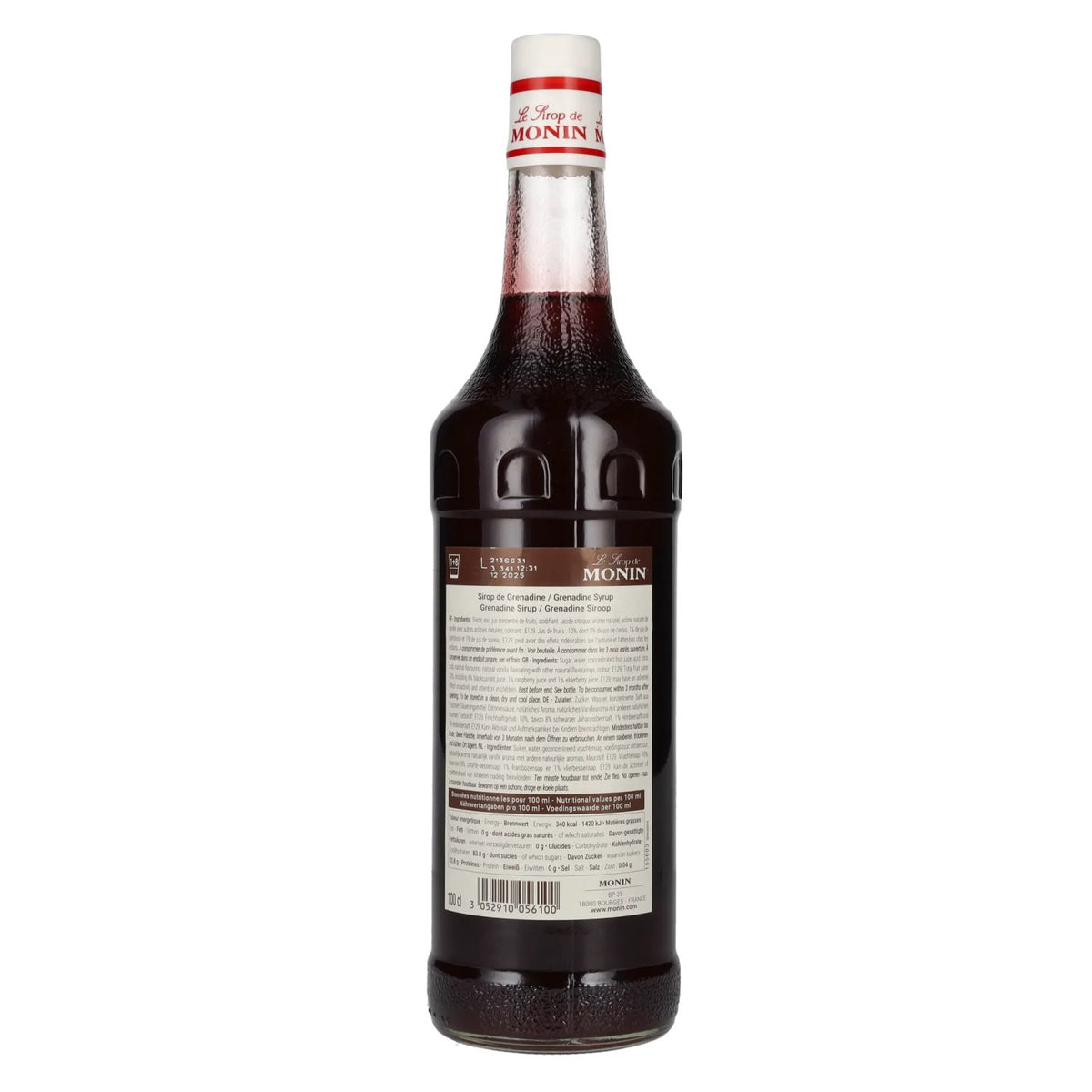 Le Sirop de Monin GRENADINE 1l HUISDIER