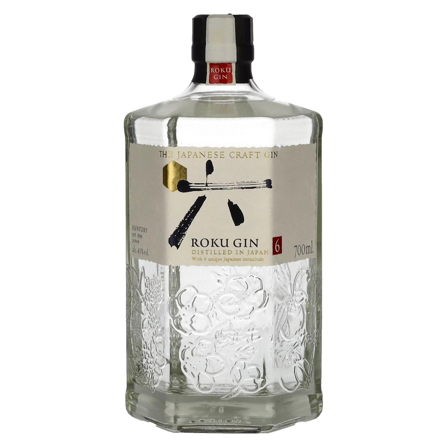 Roku Gin De Japanse ambachtelijke gin 43% Vol. 0,7l