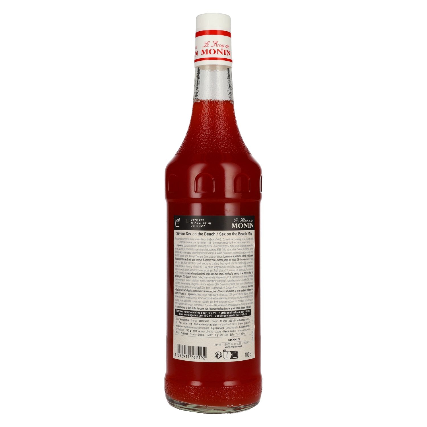 Le Mixeur de Monin SEX ON THE BEACH MIX Cocktail Mixers 1l