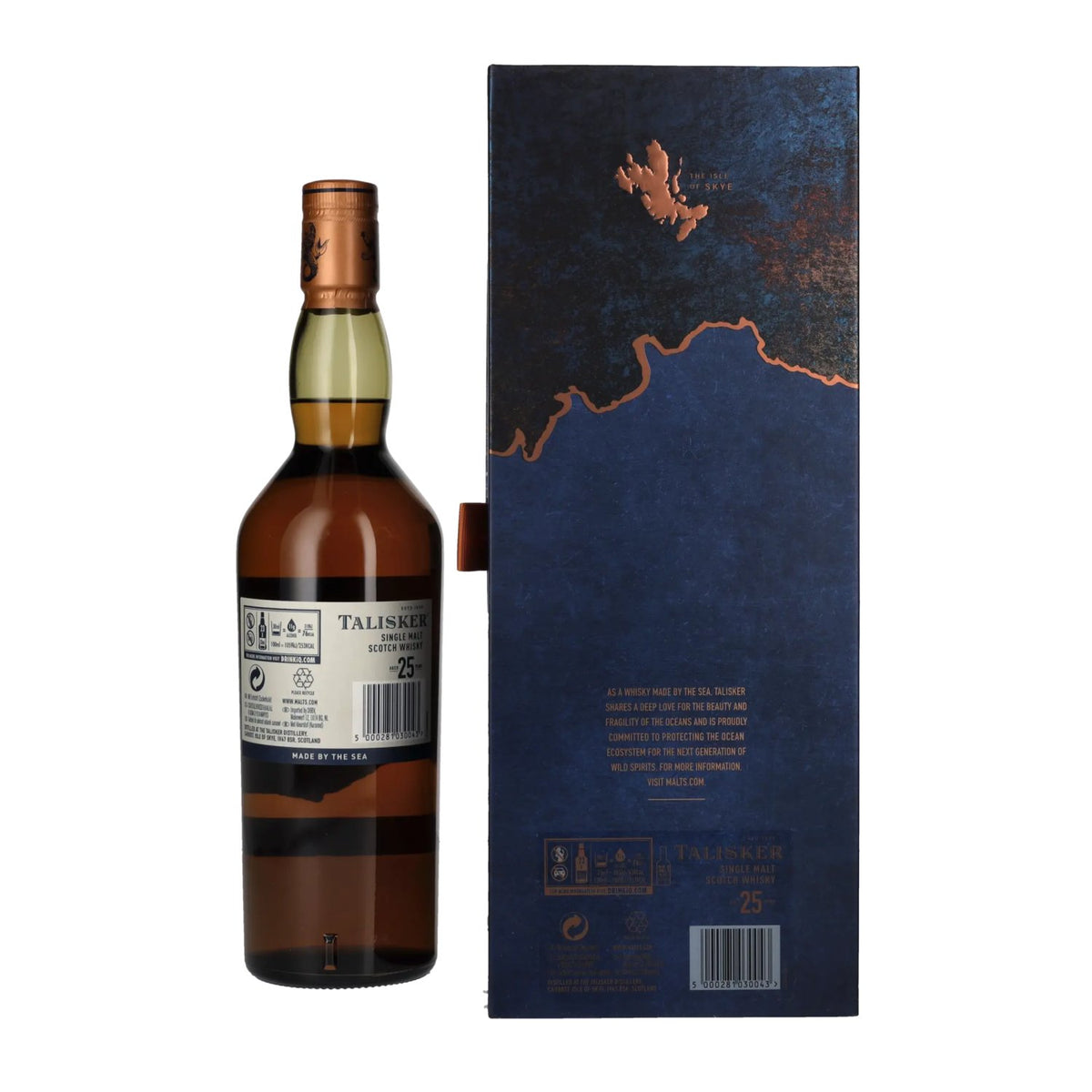 Talisker 25 Years Old Single Malt Whisky 45,8% vol. 0,7 l in geschenkverpakking