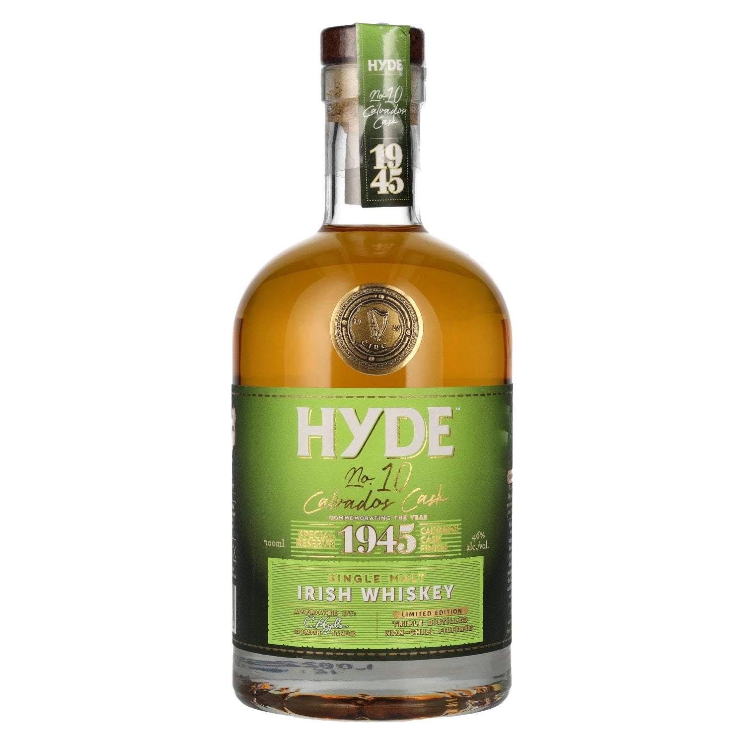 Hyde Nr.10 CALVADOS CASK 1945 Single Malt Irish Whiskey 46% Vol. 0,7l