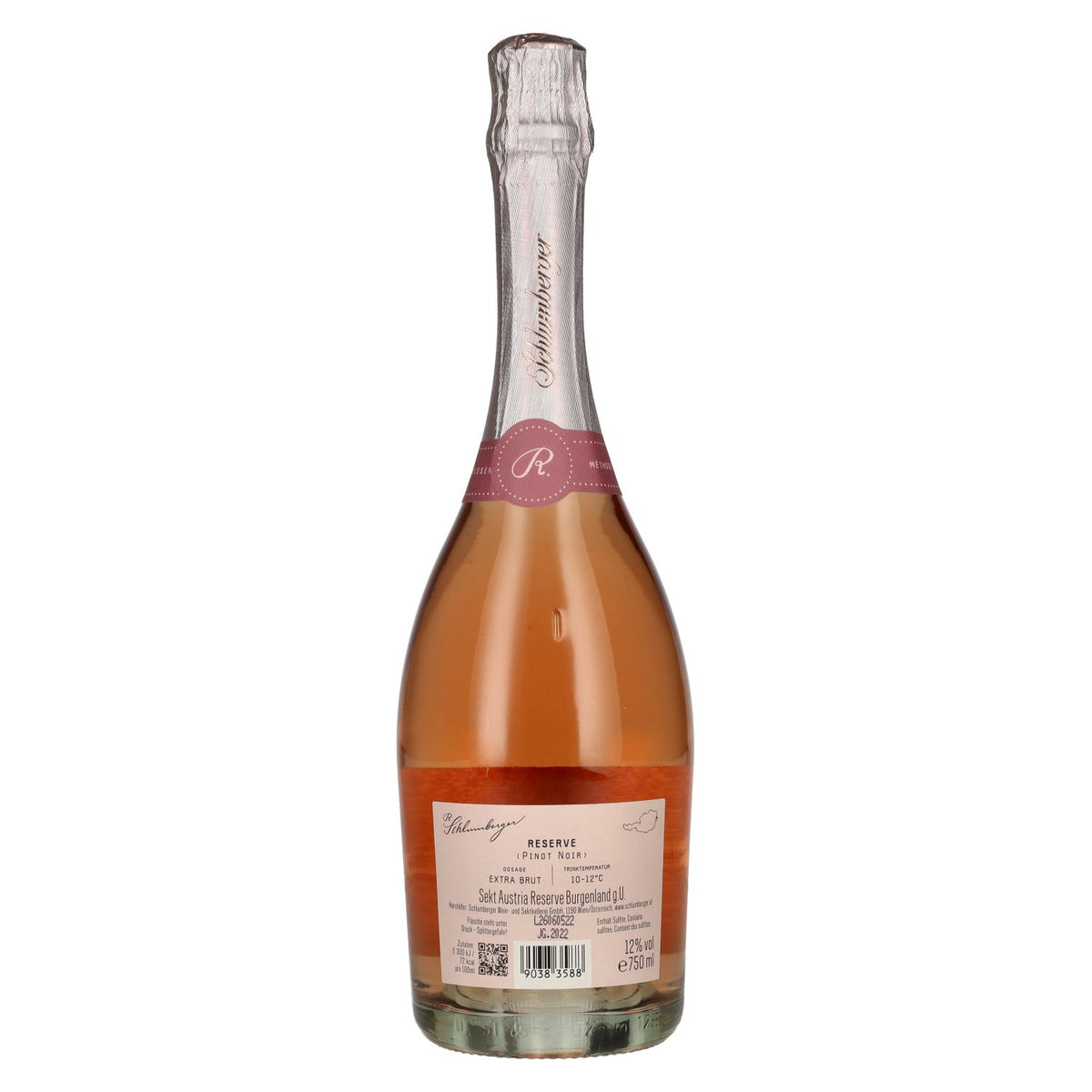Schlumberger PINOT NOIR Reserve Brut 2022 12% Vol. 0,75l