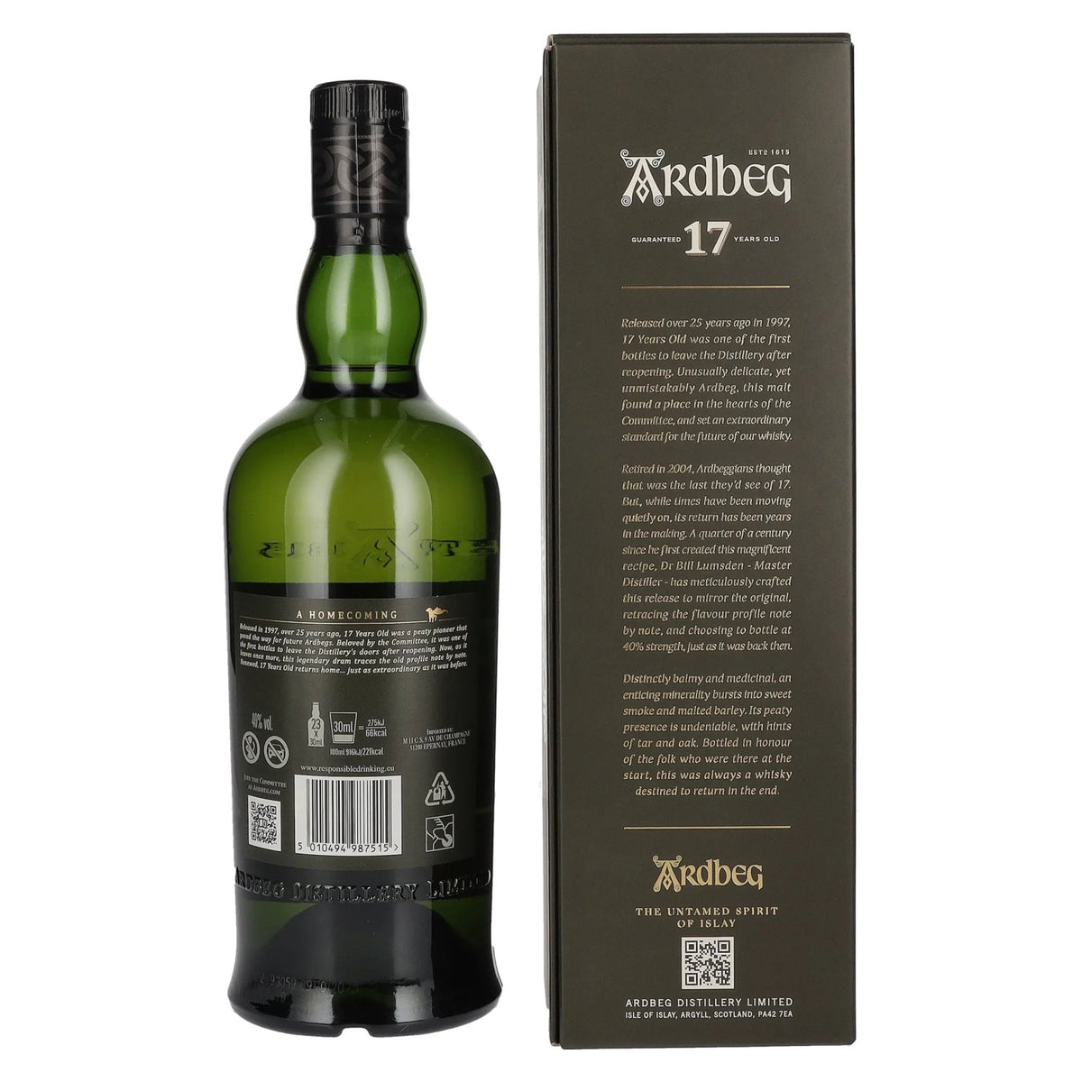 Ardbeg 17 Years Old The Ultimate Committee Exclusive Islay Single Malt 40% Vol. 0,7l in gift box