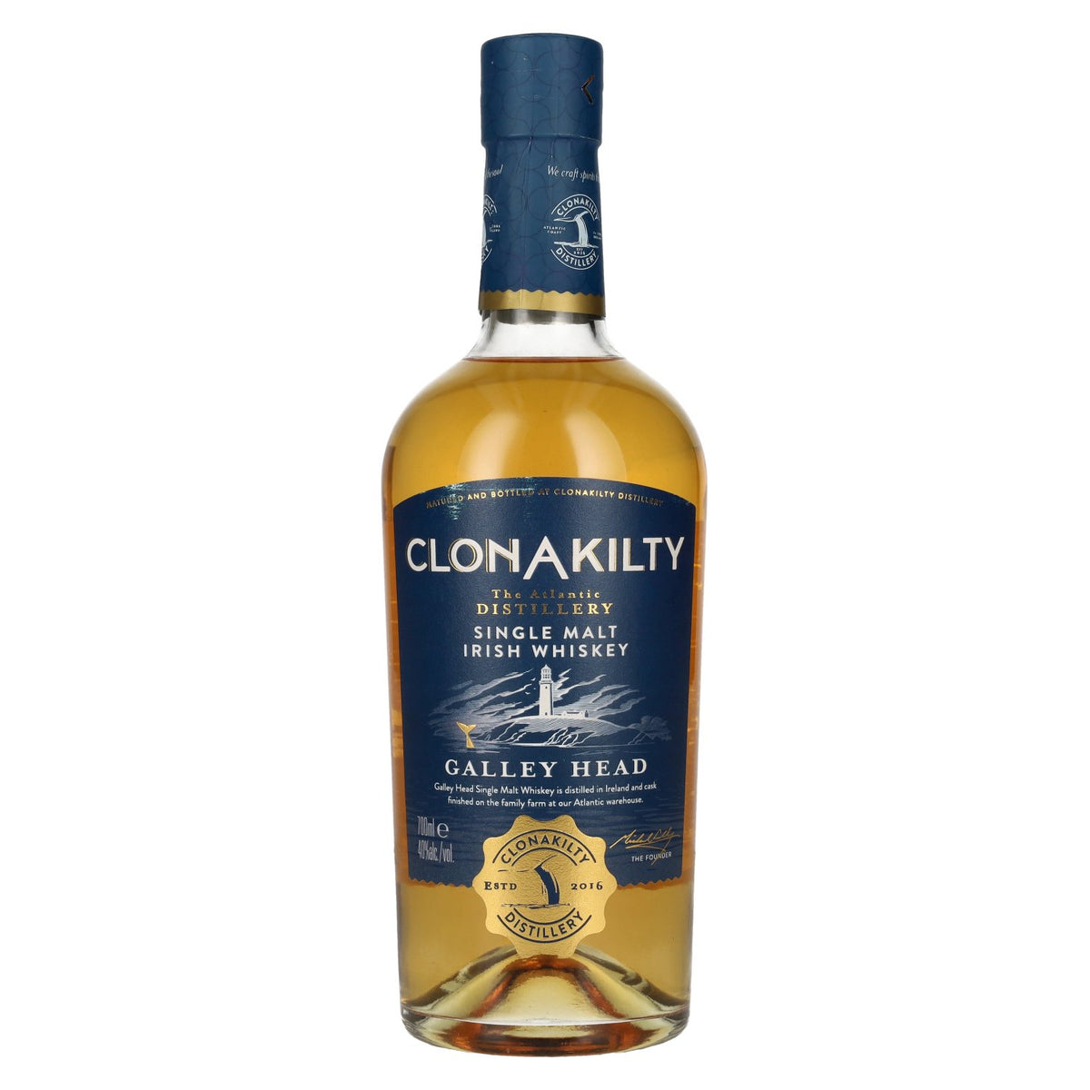 Clonakilty GALLEY HEAD Single Malt Irish Whiskey 40% Vol. 0,7l