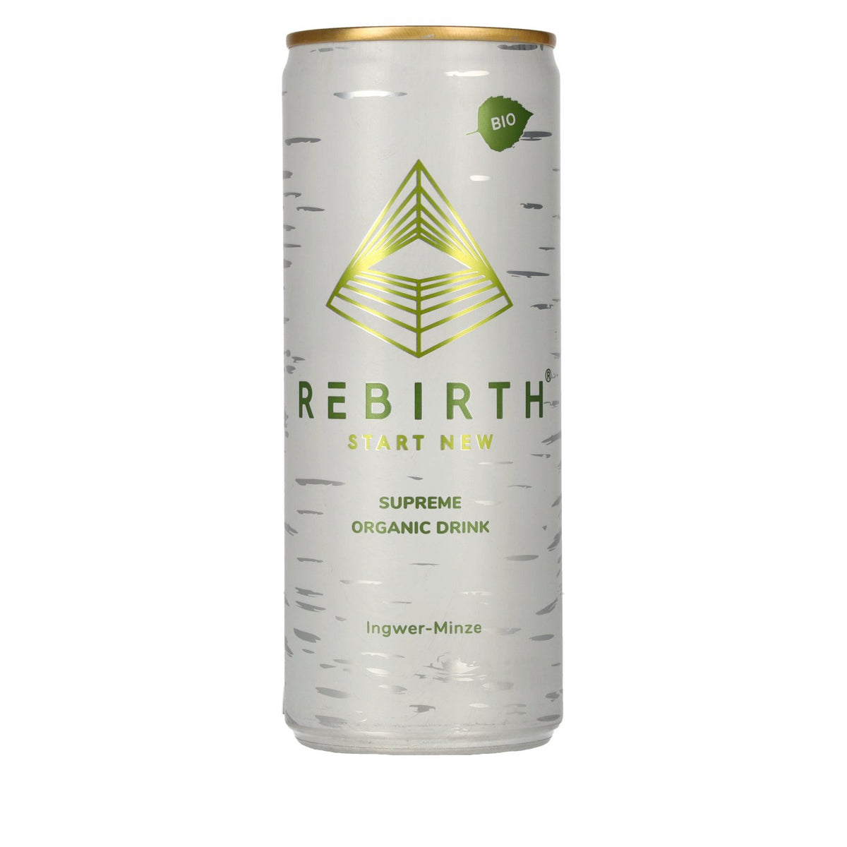 REBIRTH Supreme Organic Drink Gingembre-Menthe, canette de 0,25 l, consigne