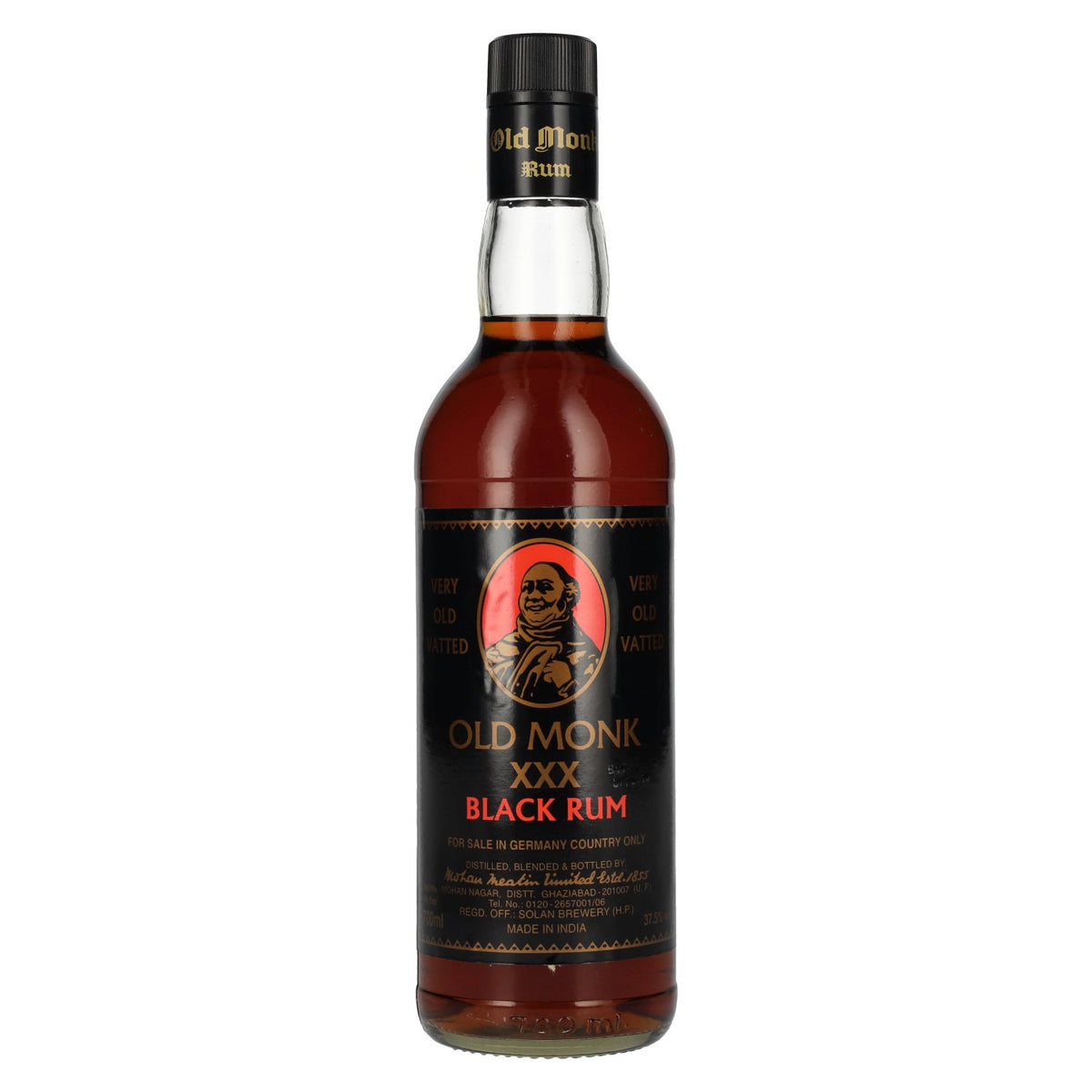 Old Monk XXX Black Rum 37,5% Vol. 0,7l
