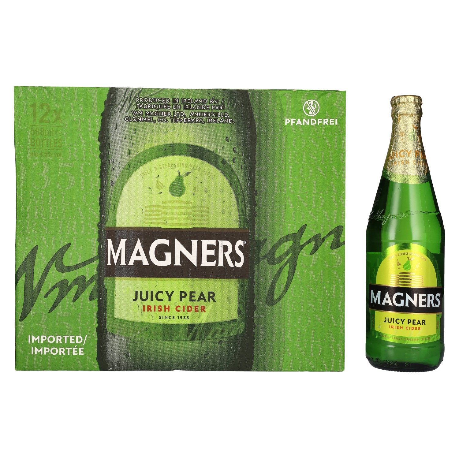 Magners Irish Cider JUICY PEAR 4,5% Vol. 12x0,568l