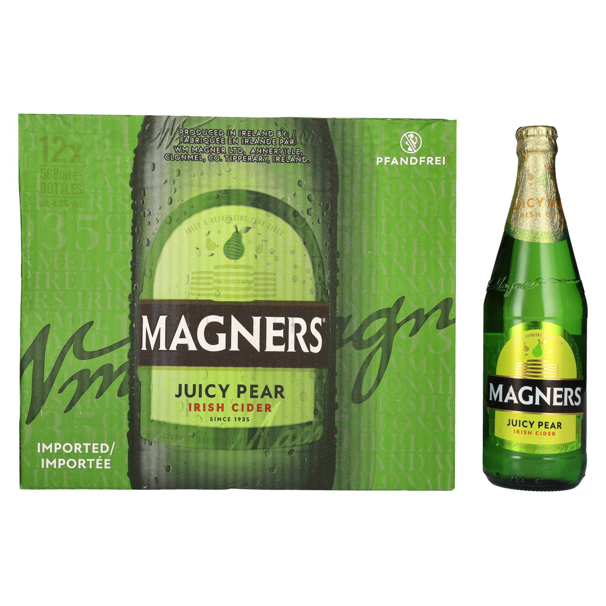 Magners Irish Cider JUICY PEAR 4,5% Vol. 12x0,568l