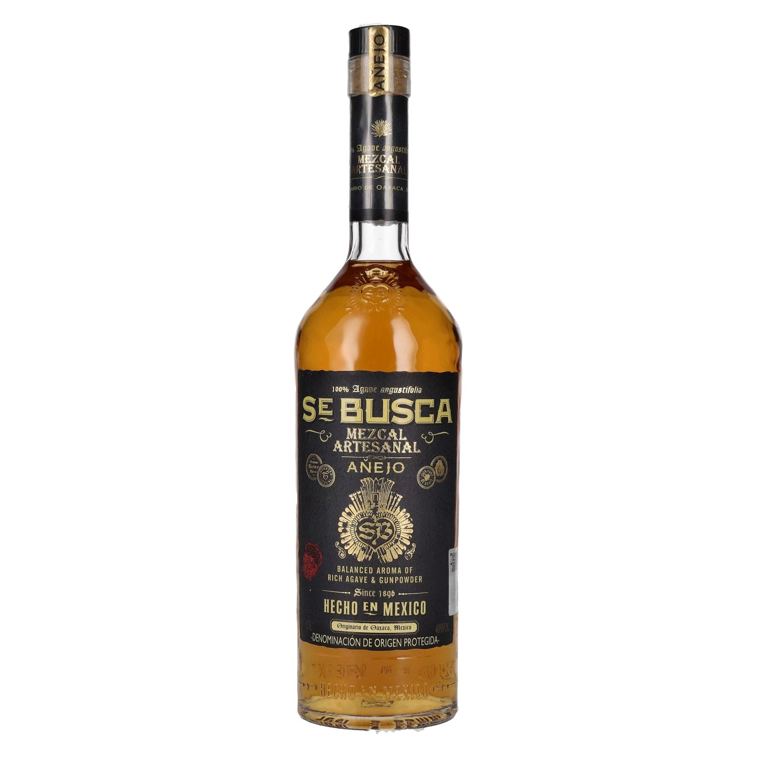 Gezocht: ambachtelijke mezcal AÑEJO 40% vol. 0,7 l