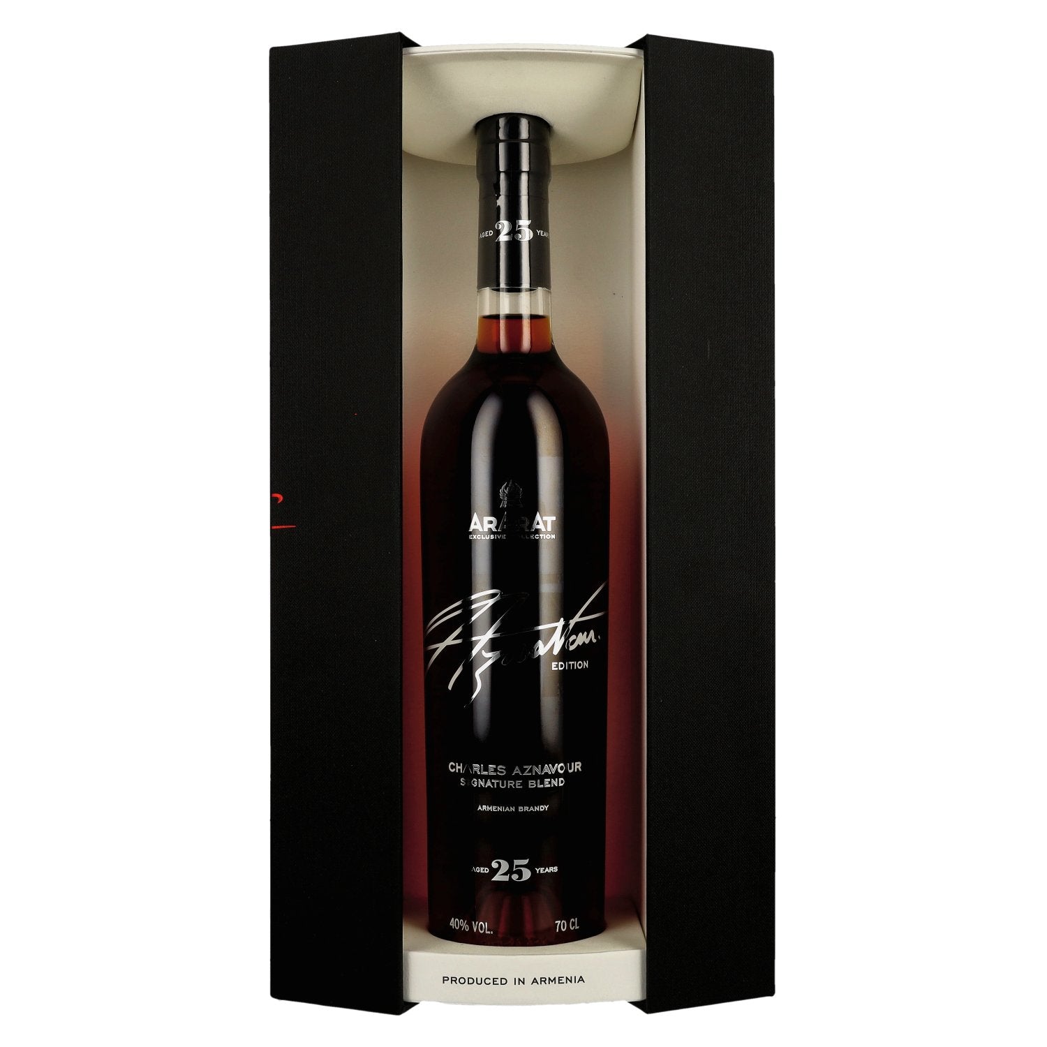 Ararat 25 Years Charles Aznavour Signature Blend 40% Vol. 0,7l in Geschenkbox