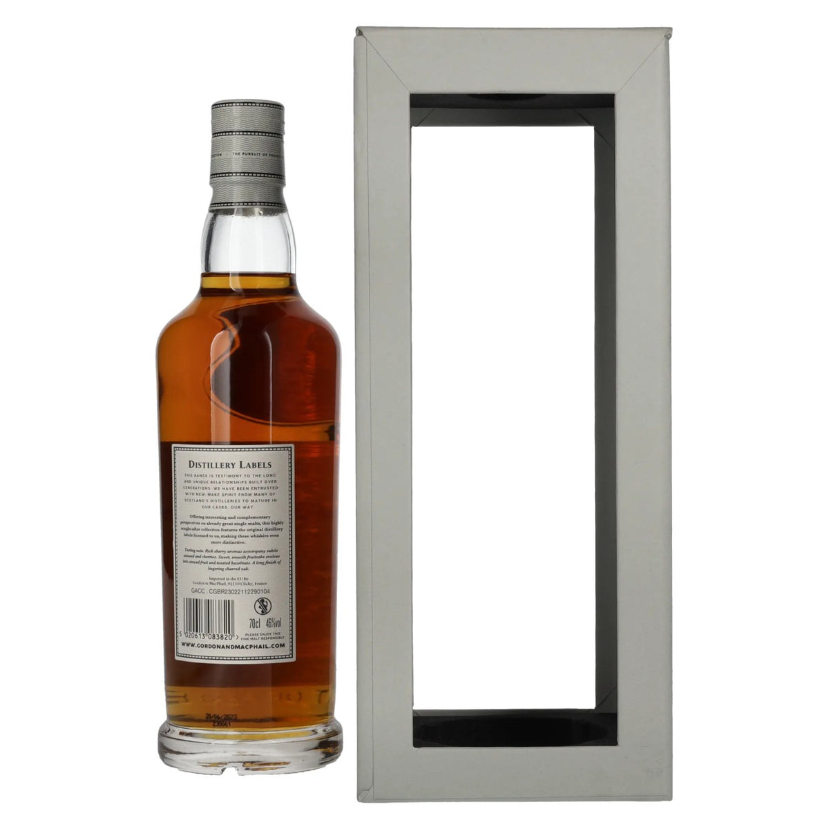 Gordon &amp; MacPhail Linkwood 25 Years Old Distillery Labels 46% vol. 0.7 l in a gift box