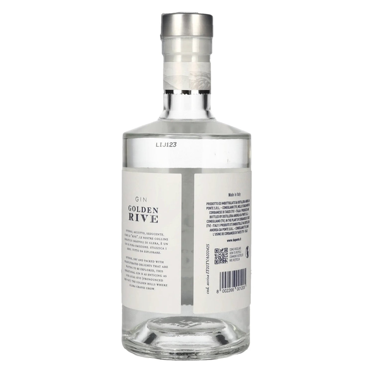 Andrea Da Ponte Golden Rive London Dry Gin 41,7% Vol. 0,7l