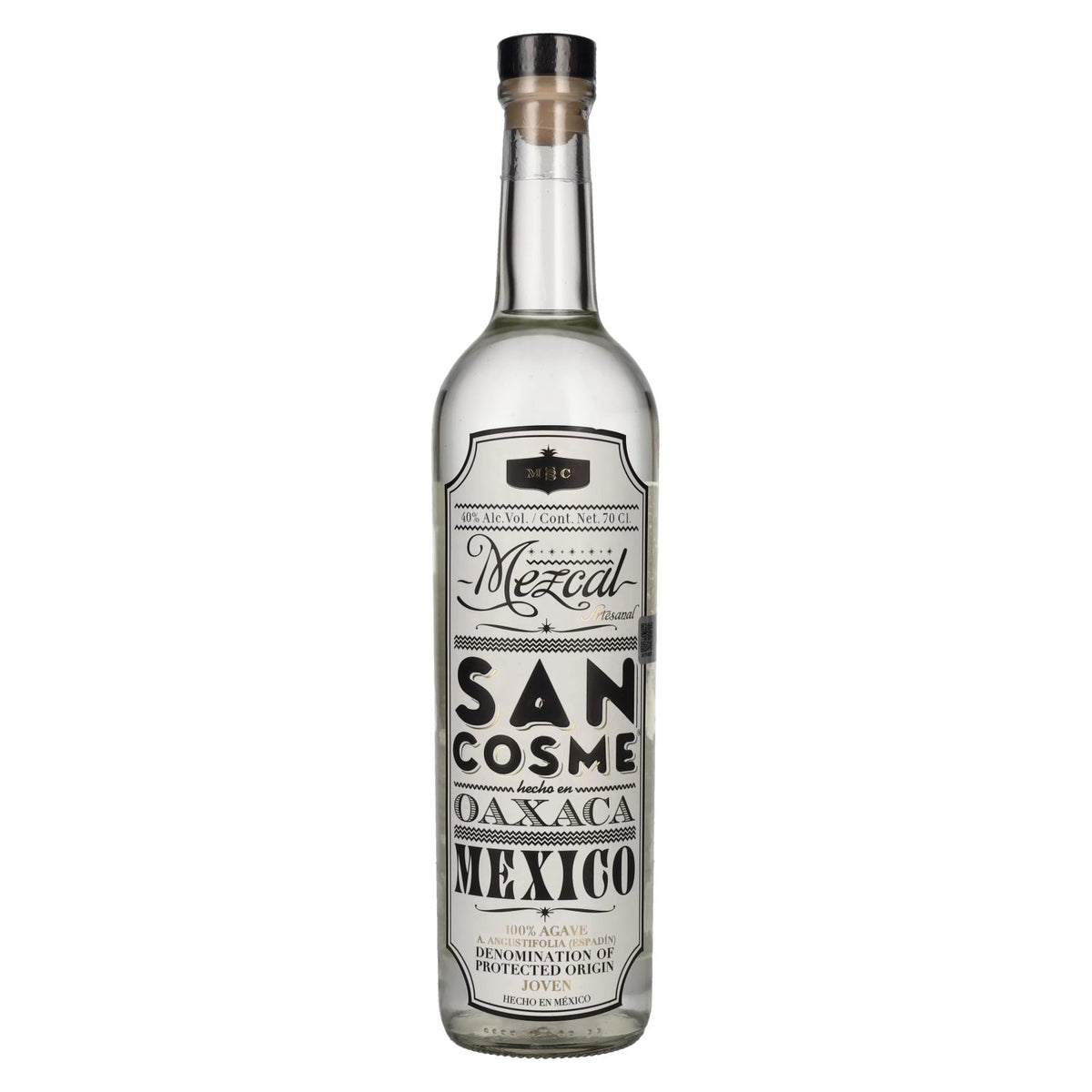 San Cosme Oaxaca Mexico Mezcal Joven 100% Agave 40% vol. 0.7 l