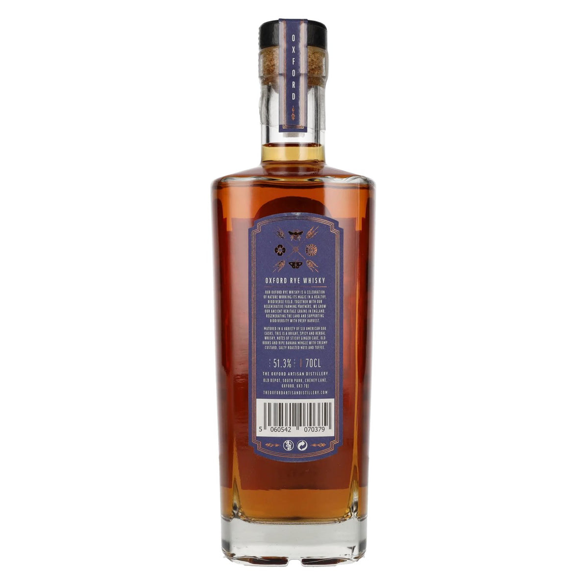 Oxford Rye THE GRADUATE Whisky Batch nr. 4 51,3% vol. 0,7 l