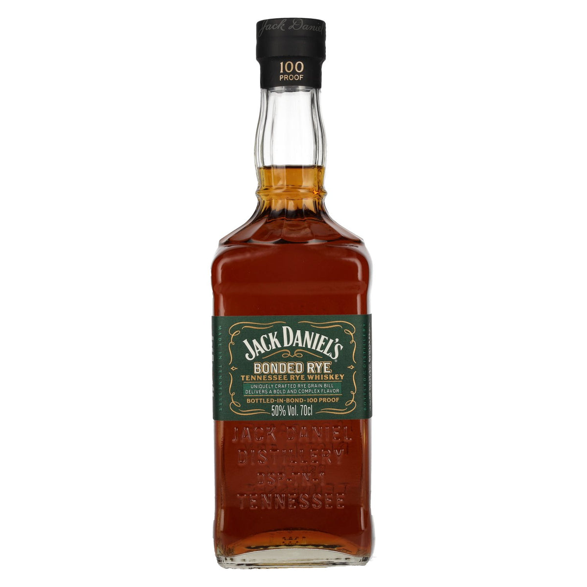Jack Daniel's BONDED RYE Tennessee Rye Whiskey BOTTLED-IN-BOND 50 % vol. 0,7 l