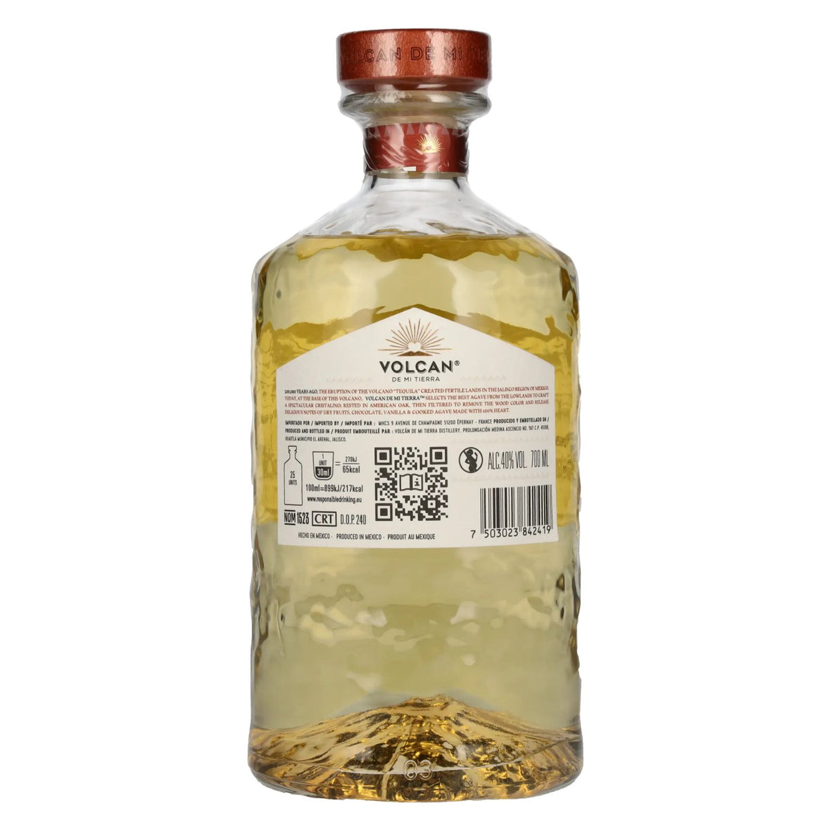 Volcan de Mi Tierra Tequila REPOSADO CRISTALINO 40% vol. 0,7 l