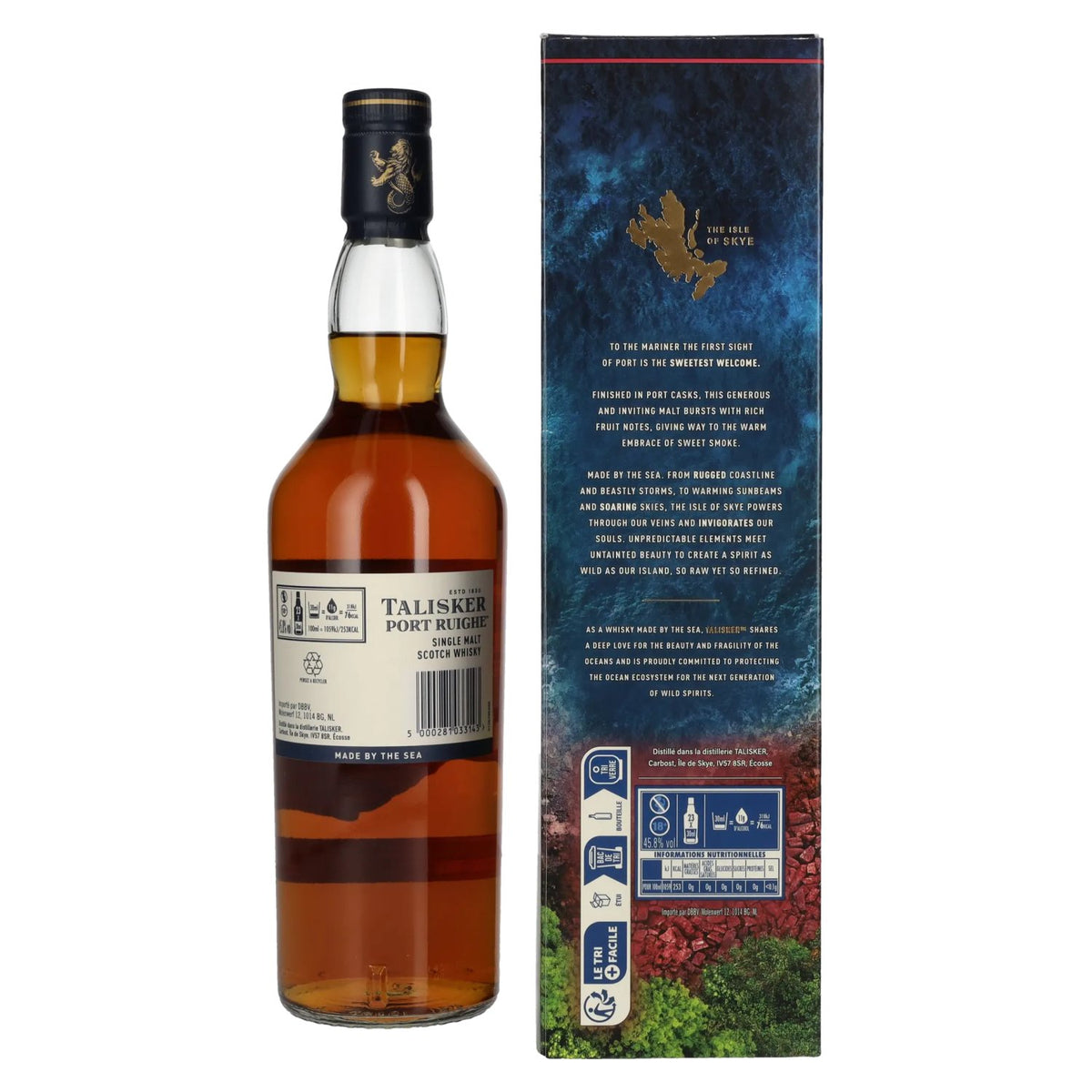 Talisker PORT RUIGHE Single Malt Scotch Whisky 45,8% Vol. 0,7l in Geschenkbox