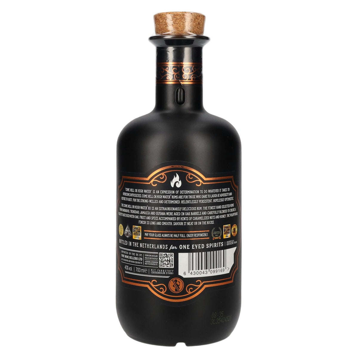 Come Hell or High Water XO Rum 40% Vol. 0,7l