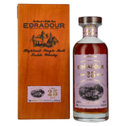 Edradour 25 Years Old 200th Anniversary 1st Fill Bordeaux Cask Highland Single Malt 55,4% Vol. 0,7l in wooden box