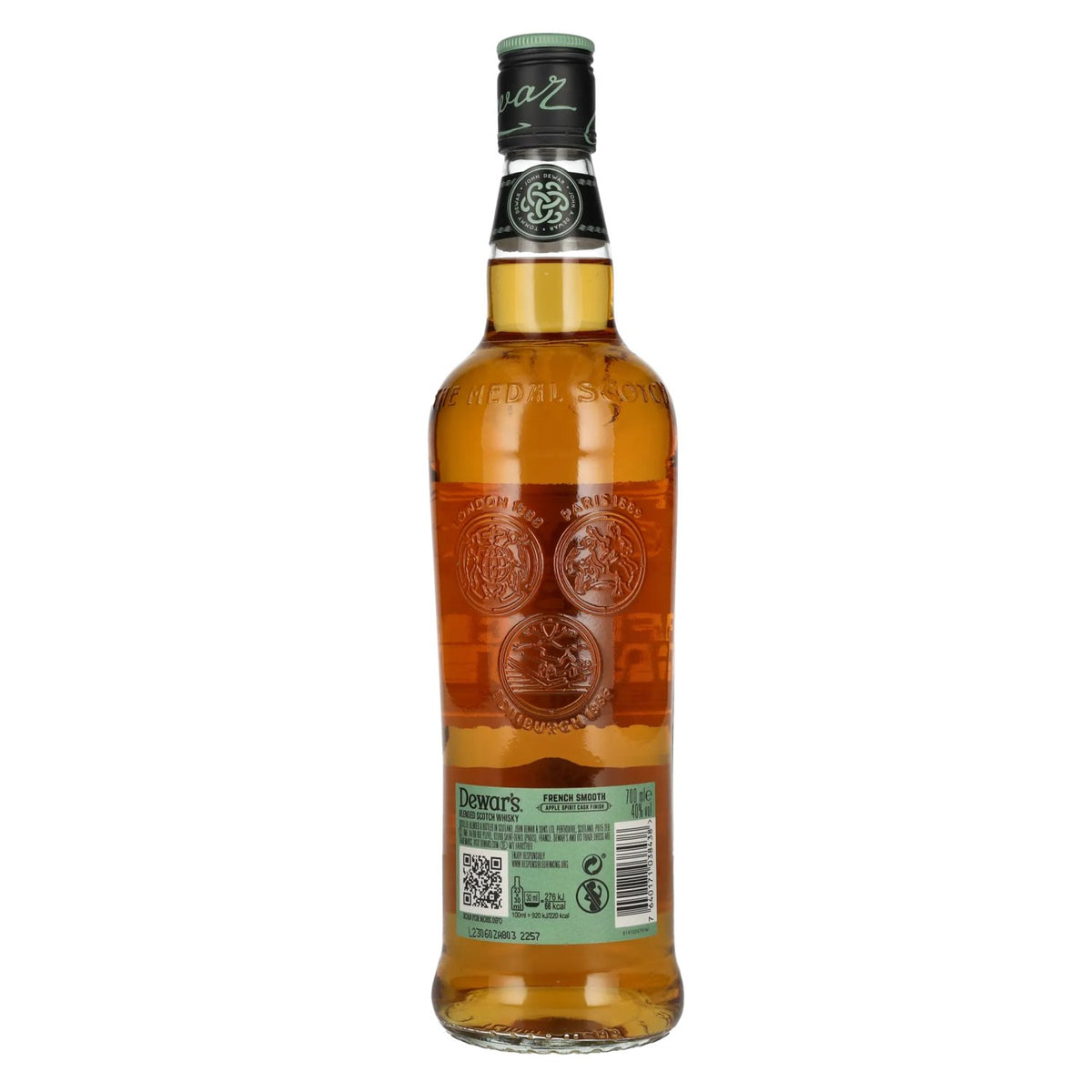 Dewar's 8 ans d'âge, boisson alcoolisée française à la pomme, 40 % vol., 0,7 l
