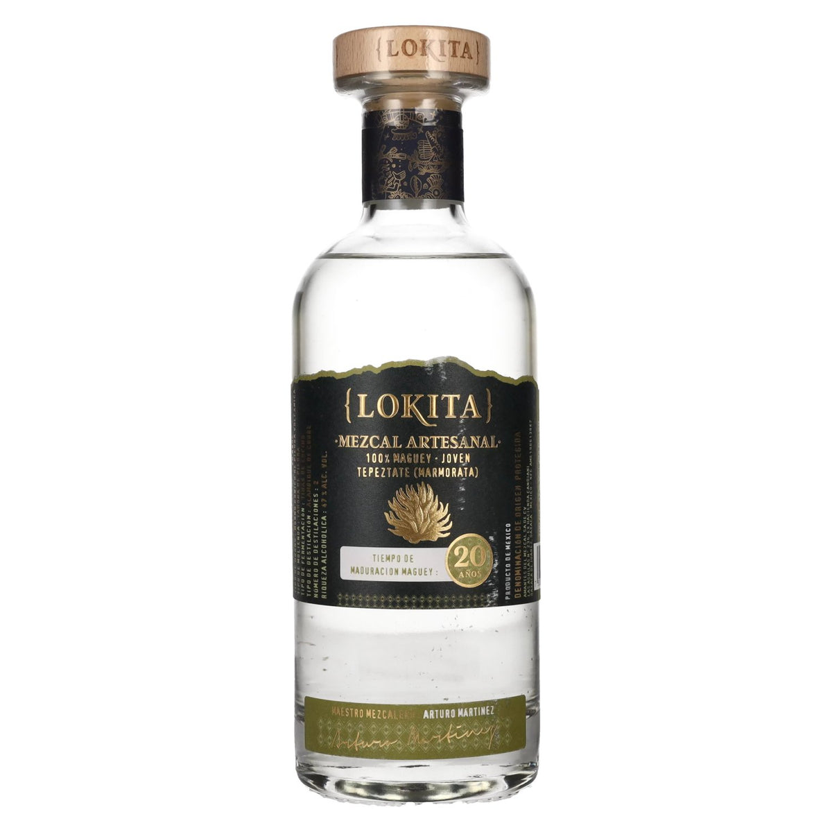 Lokita 20 Years 100% Maguey Artisanal Mezcal 47% ABV 0.7l