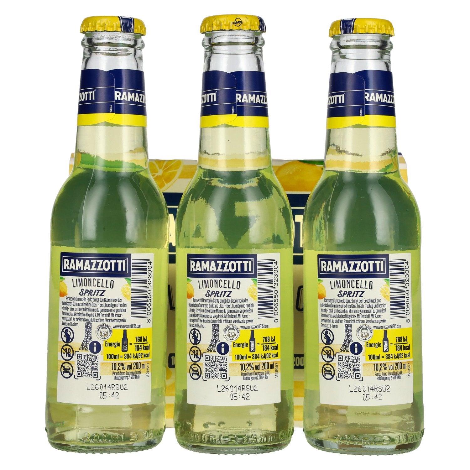 Ramazzotti Limoncello Spritz 10,2% Vol. 3x0,2l