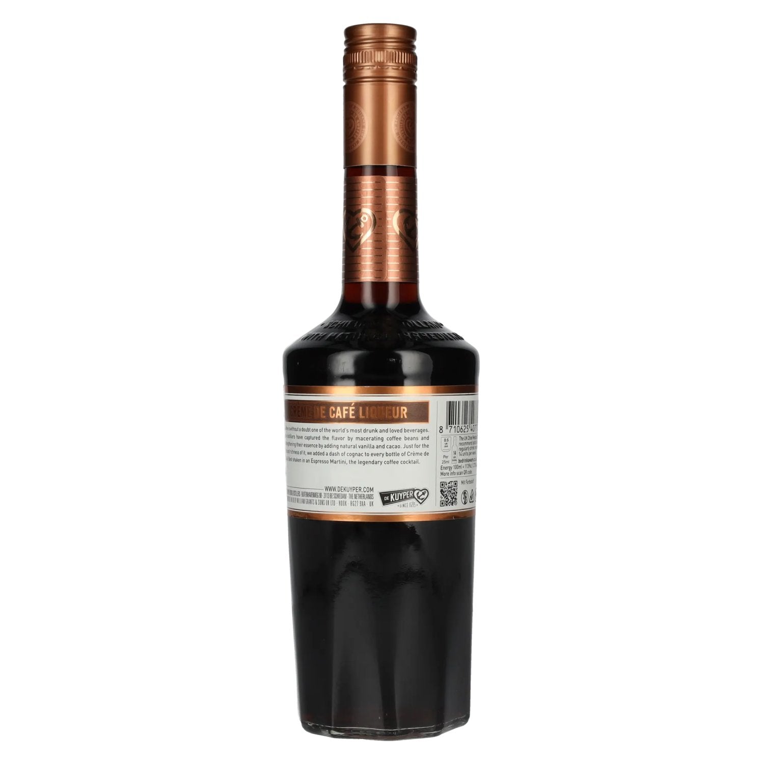 De Kuyper CRÈME DE CAFÉ Likeur 20% Vol. 0,7l