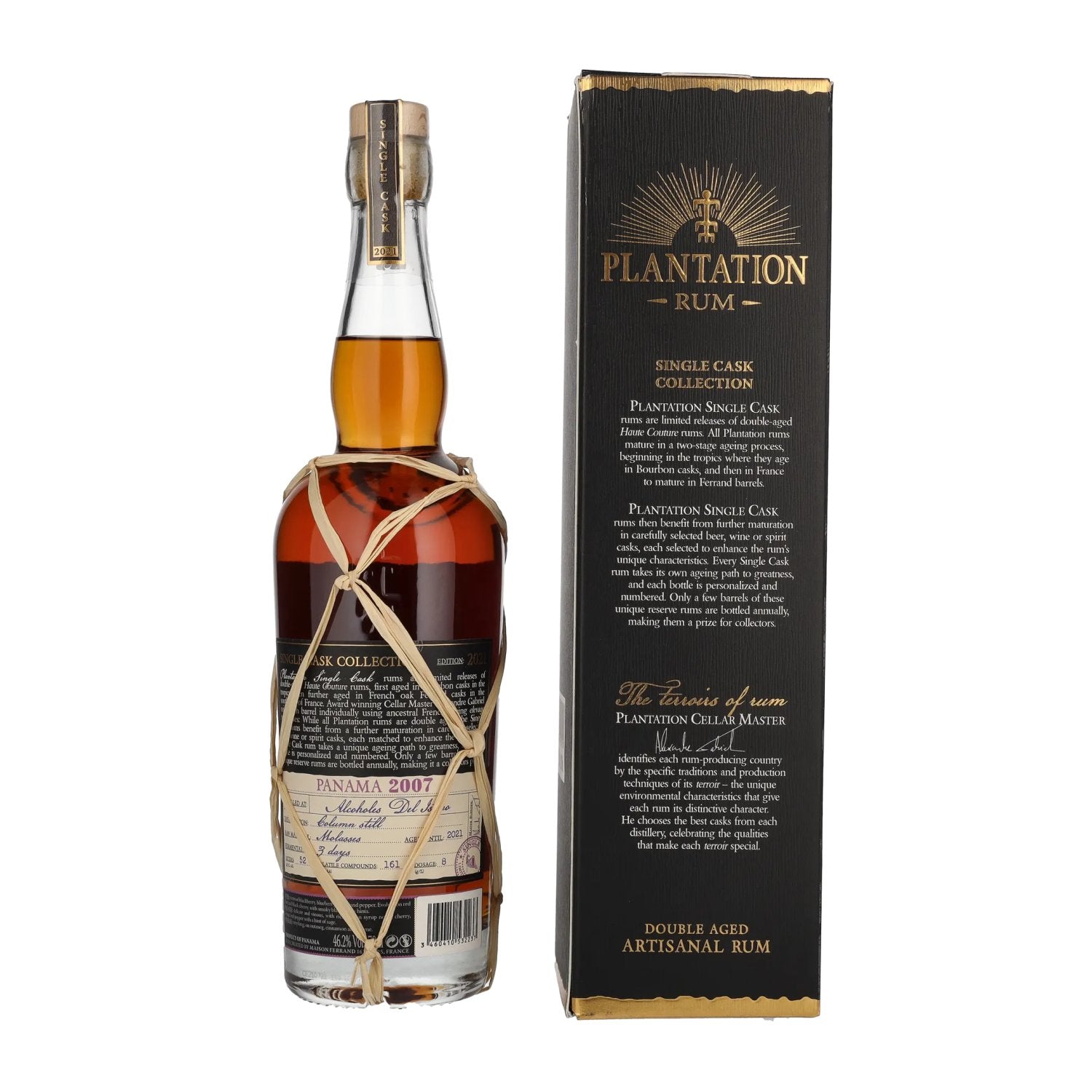 Plantation Rum PANAMA 2007 Syrah Cask Maturation Edition 2021 46,2% vol. 0,7l en coffret cadeau