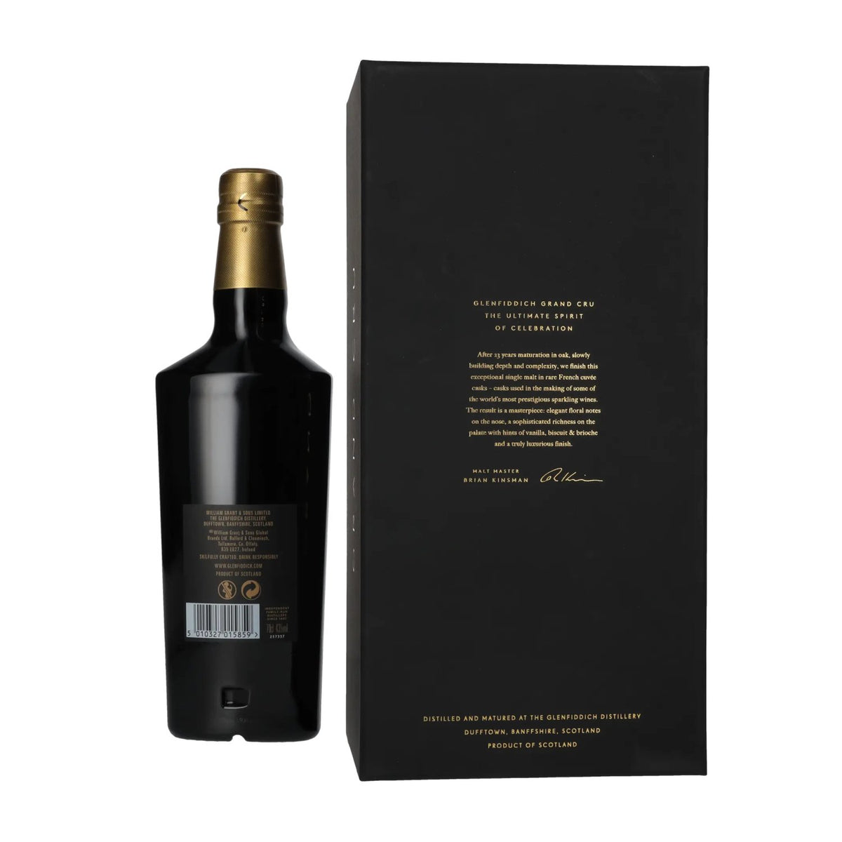 Glenfiddich 23 Years Old GRAND CRU Single Malt Scotch Whisky 43% vol. 0,7 l in geschenkverpakking