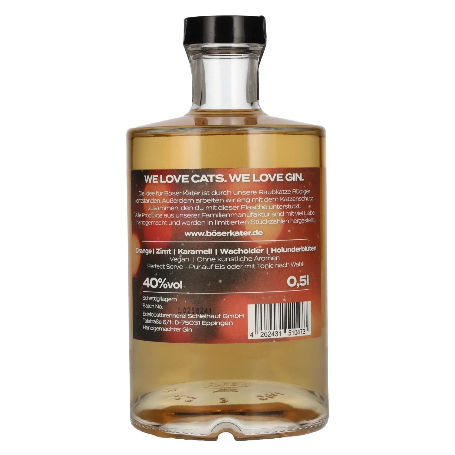 BÖSER KATER Christmas Gin Limited Edition 40% Vol. 0,5l