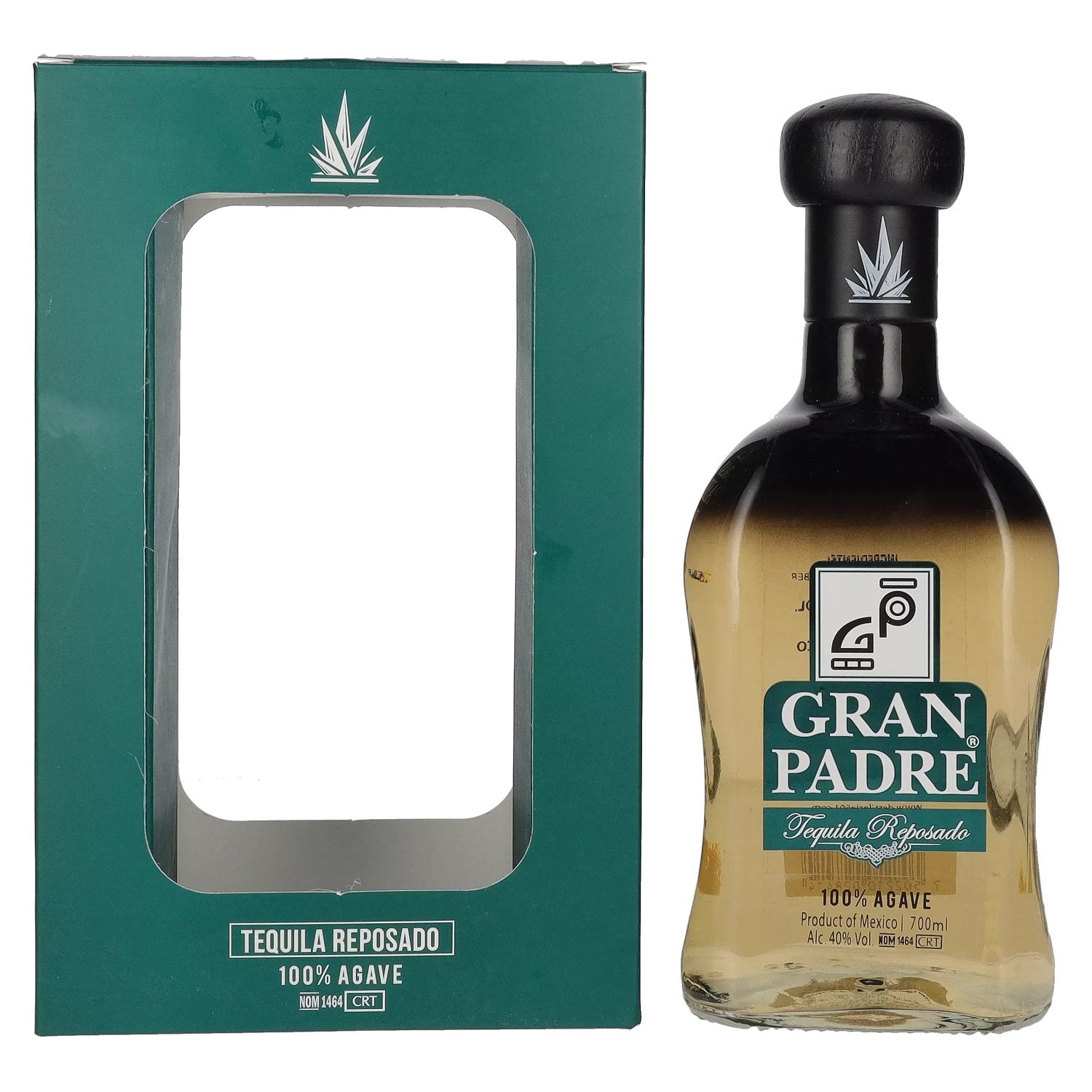 Gran Padre Tequila Reposado 100% Agave 40% Vol. 0,7l in geschenkverpakking