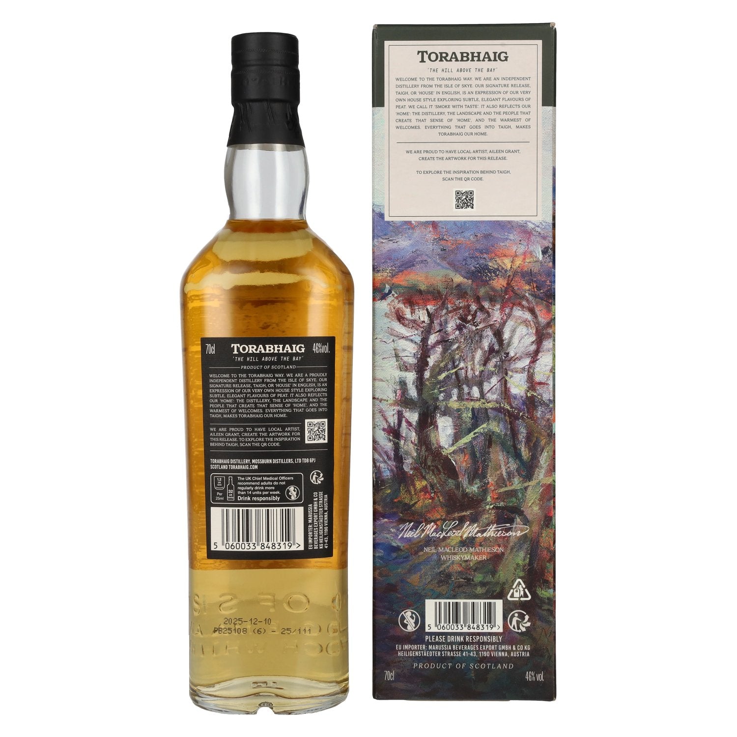 Torabhaig TAIGH House Style Stoidhle Taighe Single Malt 46% Vol. 0,7l in gift box